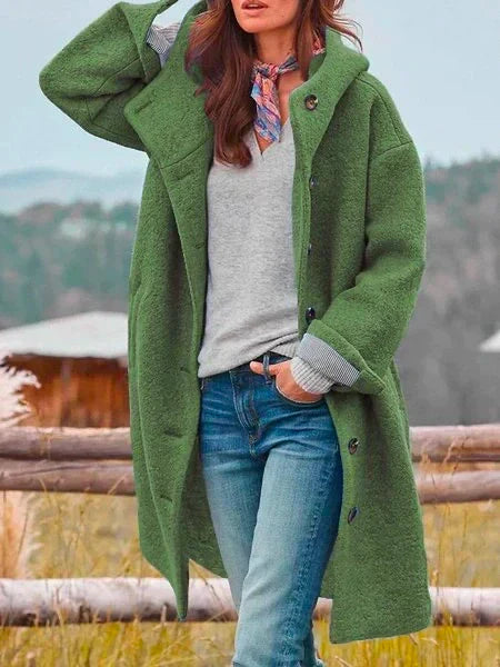 Claire - Luxury Warm Wool Coat for Women