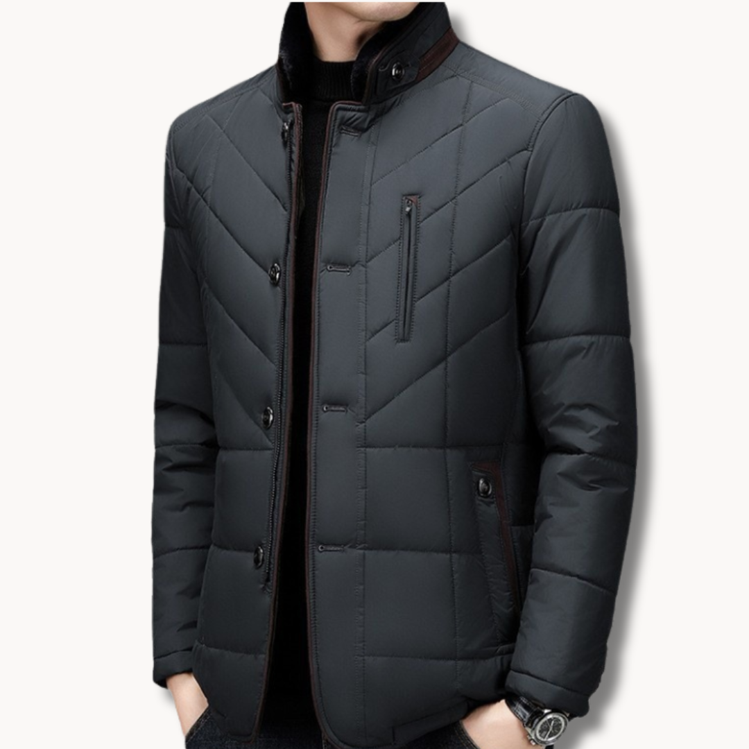 Winter Jacket With High Collar