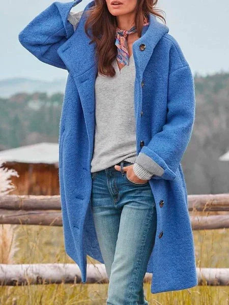 Claire - Luxury Warm Wool Coat for Women