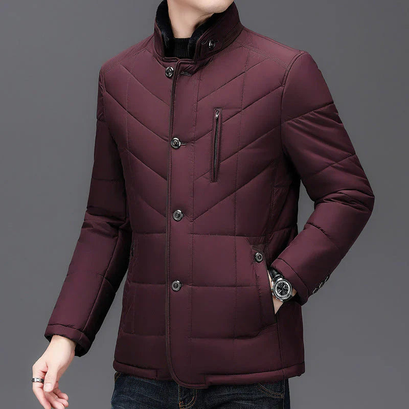 Winter Jacket With High Collar