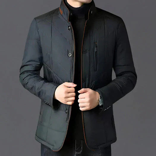 Winter Jacket With High Collar