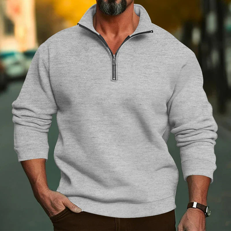 Carlos – Men’s Half-Zip Pullover Sweater