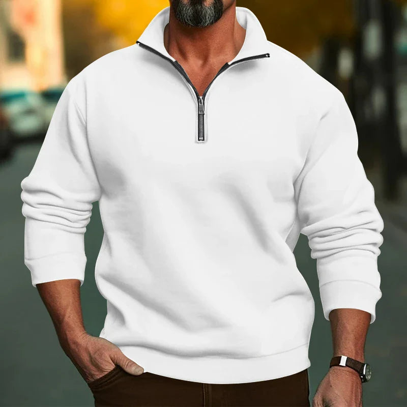 Carlos – Men’s Half-Zip Pullover Sweater