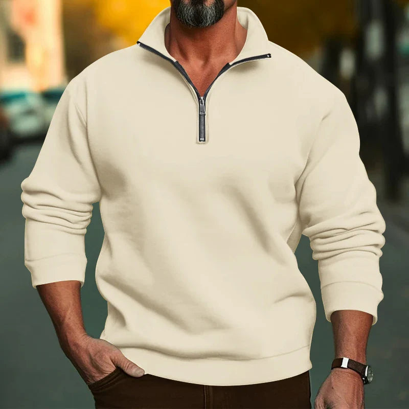 Carlos – Men’s Half-Zip Pullover Sweater