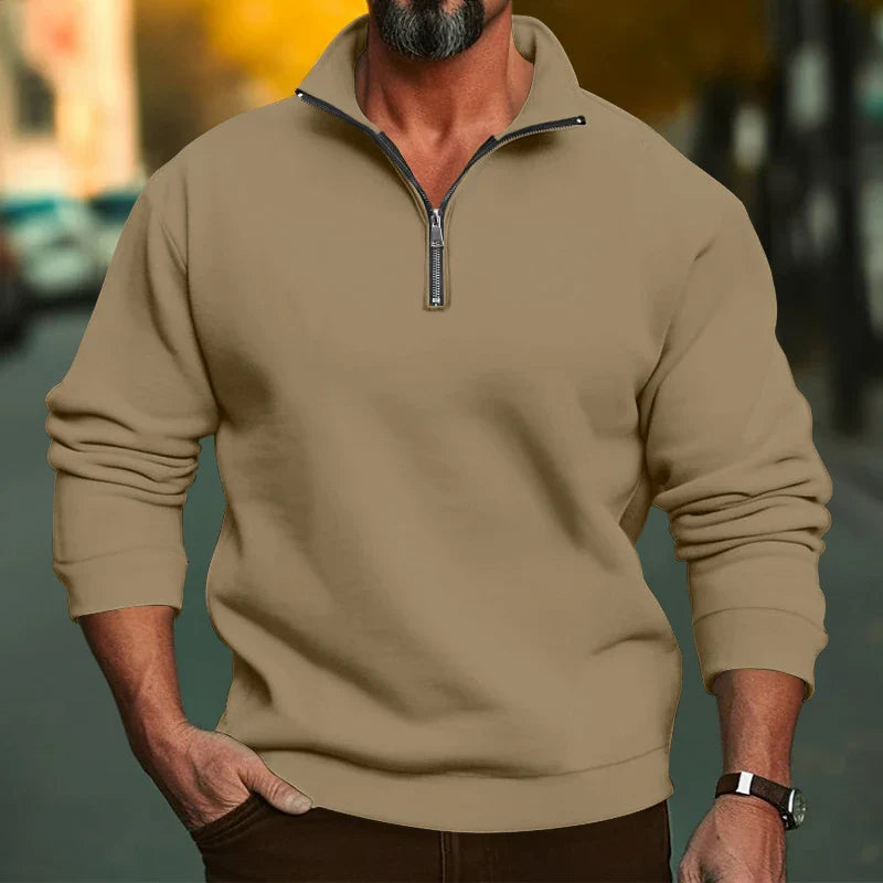 Carlos – Men’s Half-Zip Pullover Sweater
