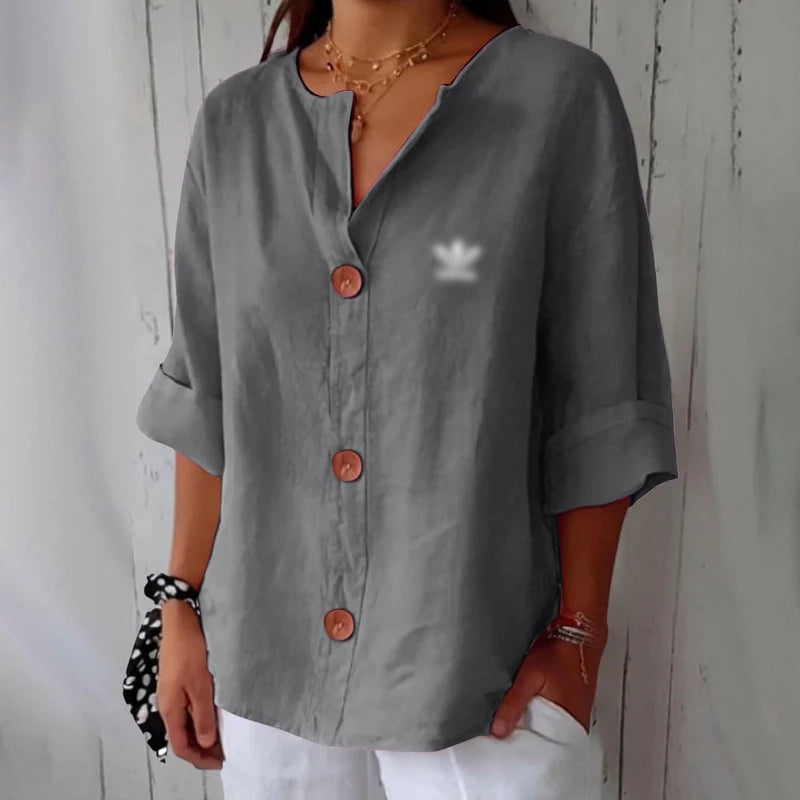 Casual Linen Blouse