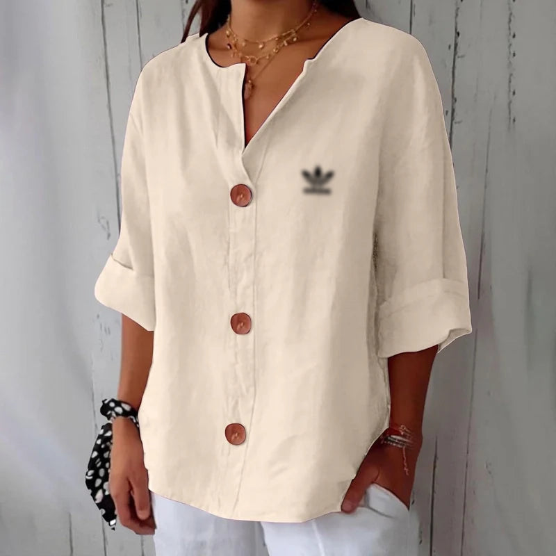 Casual Linen Blouse