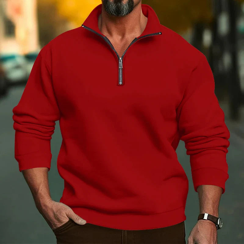 Carlos – Men’s Half-Zip Pullover Sweater