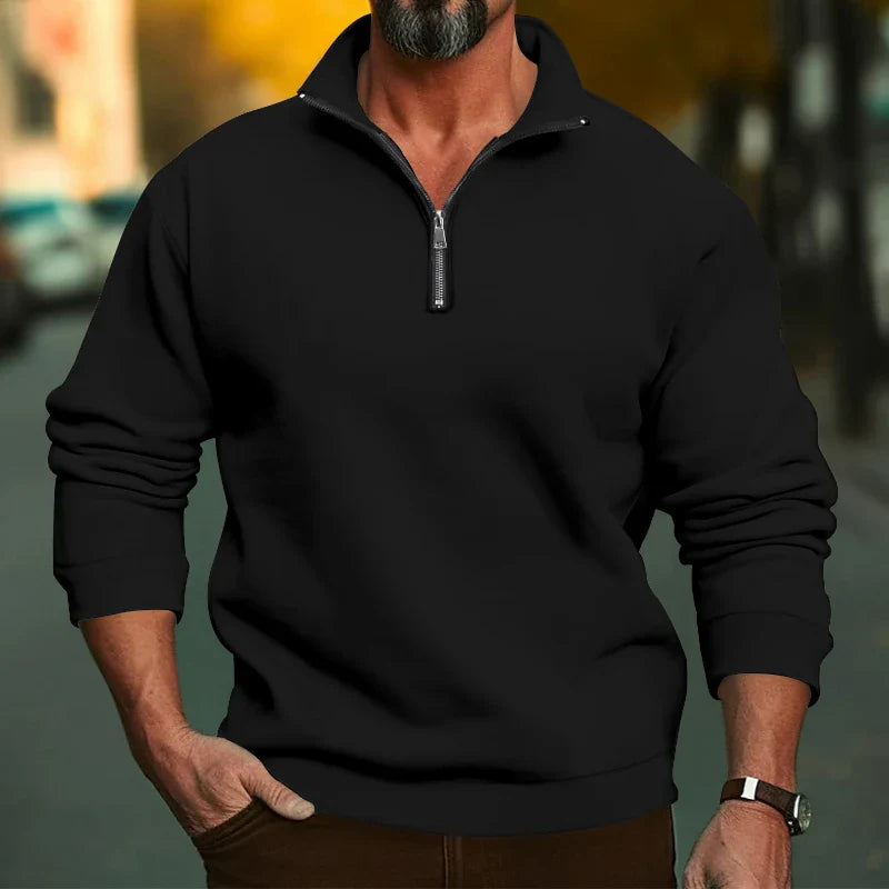 Carlos – Men’s Half-Zip Pullover Sweater