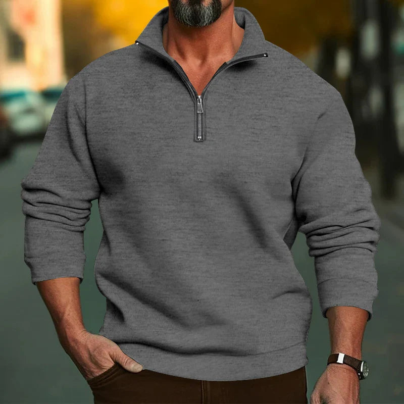 Carlos – Men’s Half-Zip Pullover Sweater