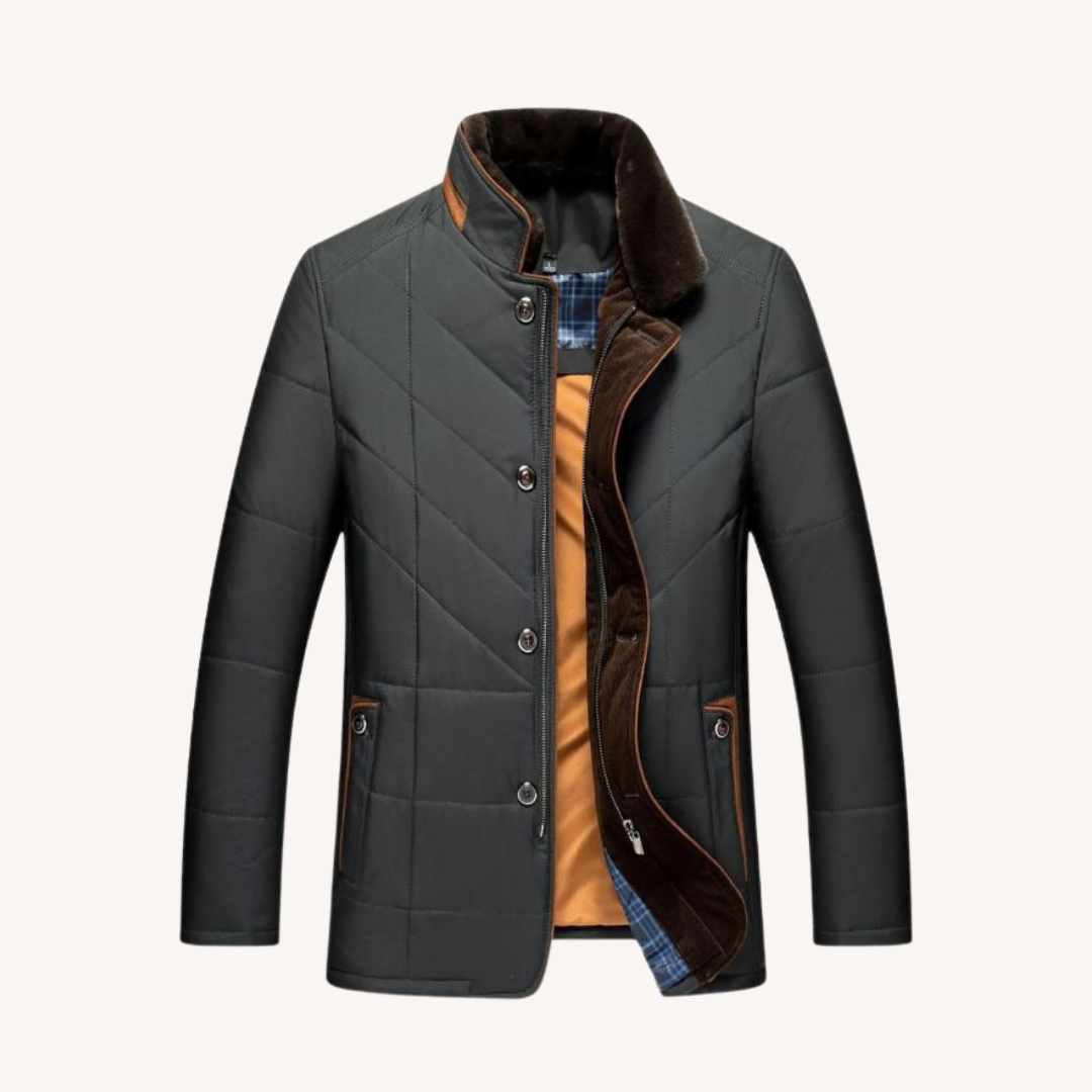 Winter Jacket With High Collar