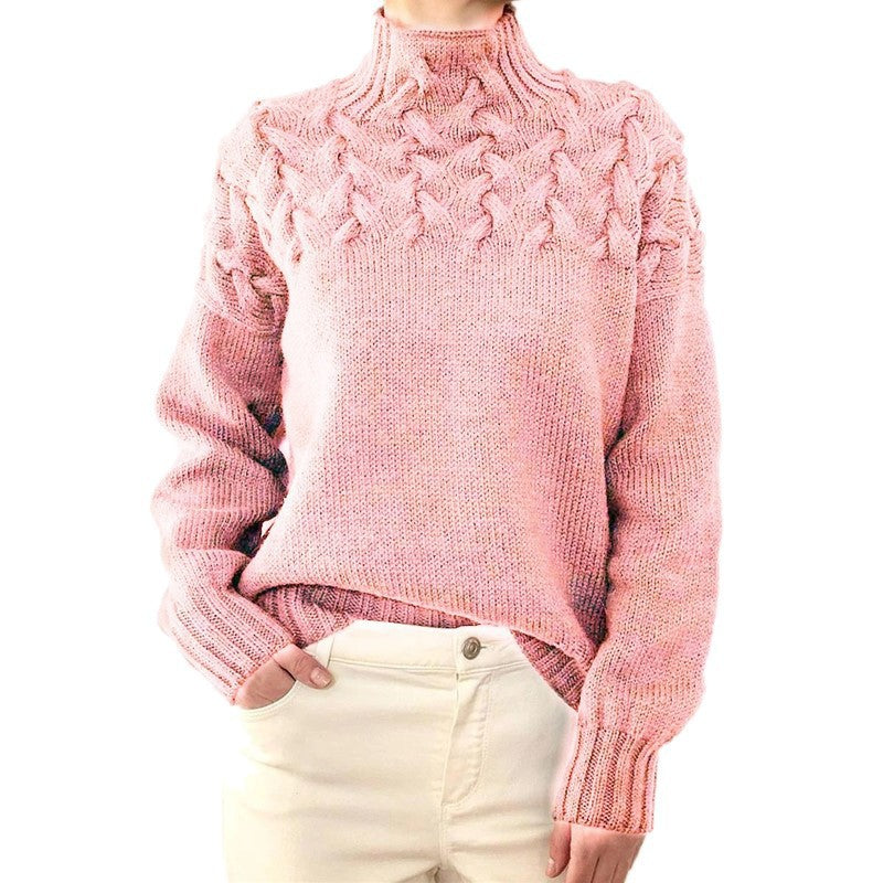 CC™ | Elegant & Warm High-Neck Sweater for Women