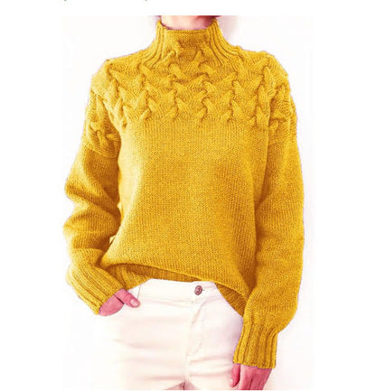 CC™ | Elegant & Warm High-Neck Sweater for Women
