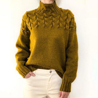 CC™ | Elegant & Warm High-Neck Sweater for Women