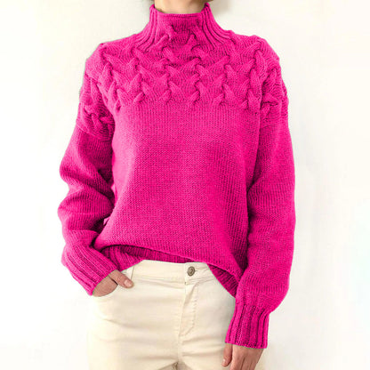 CC™ | Elegant & Warm High-Neck Sweater for Women