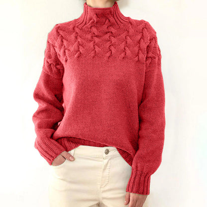 CC™ | Elegant & Warm High-Neck Sweater for Women