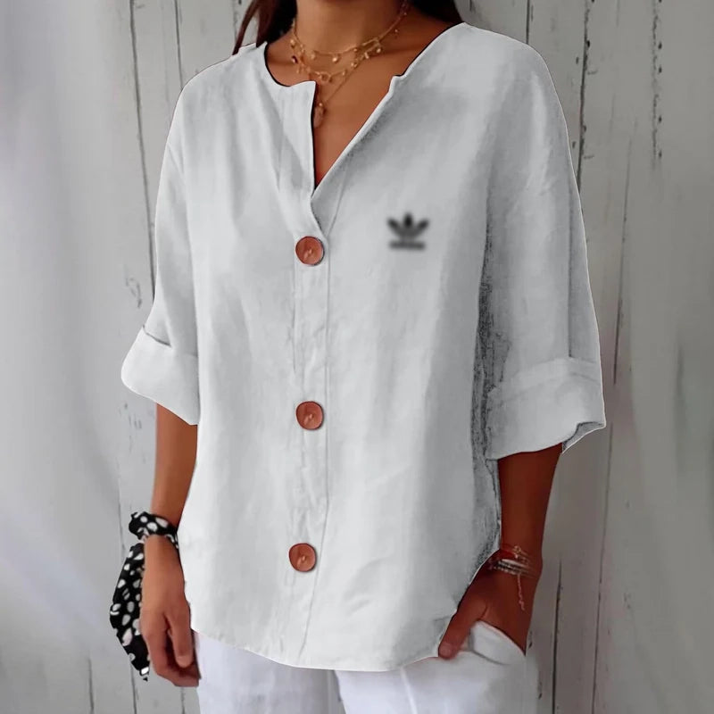 Casual Linen Blouse
